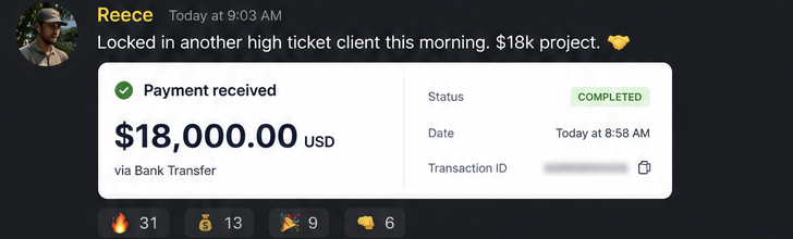 Community post: partner locked in a high-ticket client project